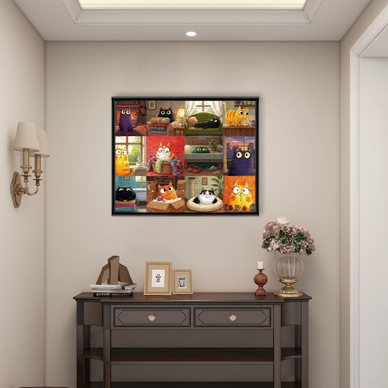 Katzenmomente – Holzpuzzle