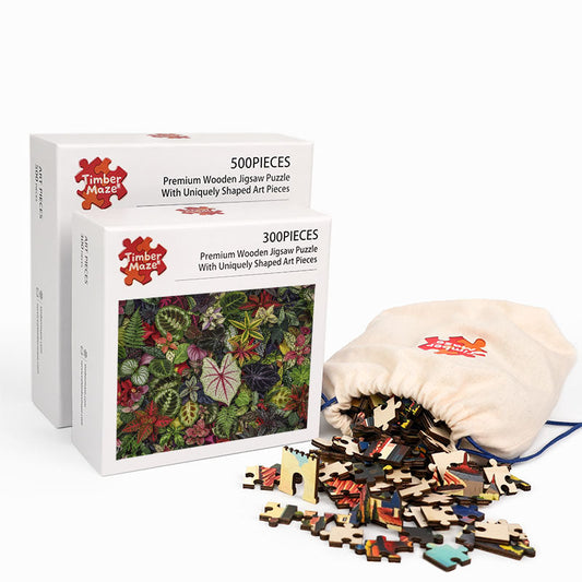 Blätterdschungel – Holzpuzzle