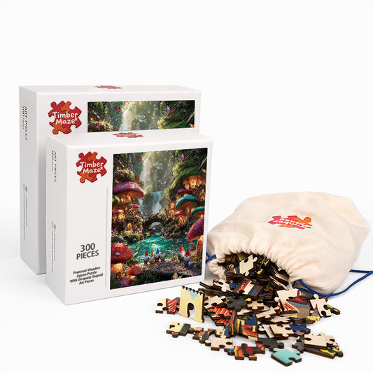 Feenwald - Holzpuzzle