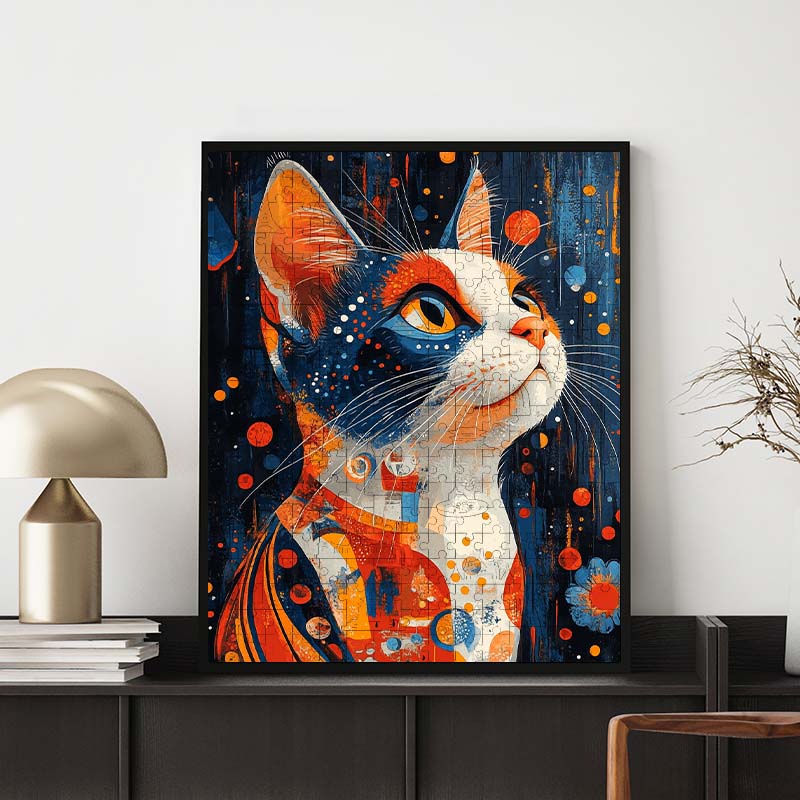 Kalikokatze - Holzpuzzle