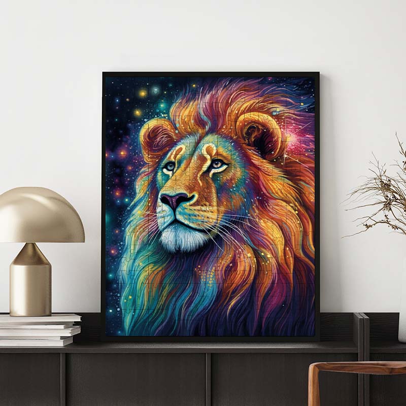 Löwenmähne - Holzpuzzle