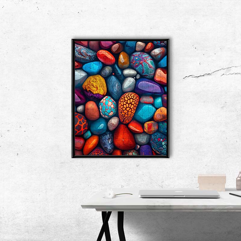 Steinkunst - Holzpuzzle