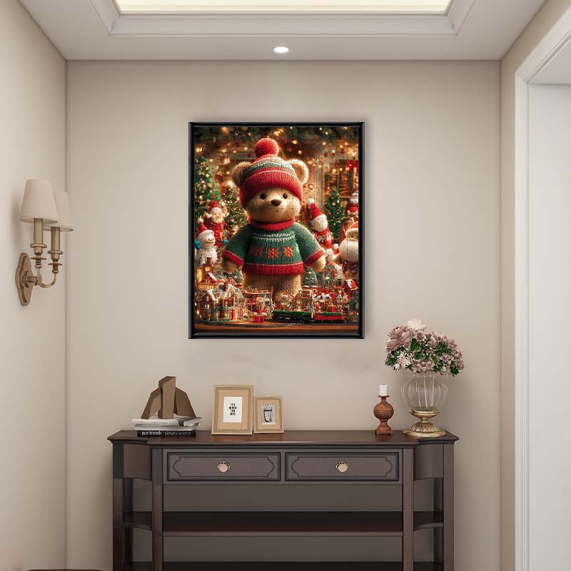 Teddys Feriendorf - Holzpuzzle