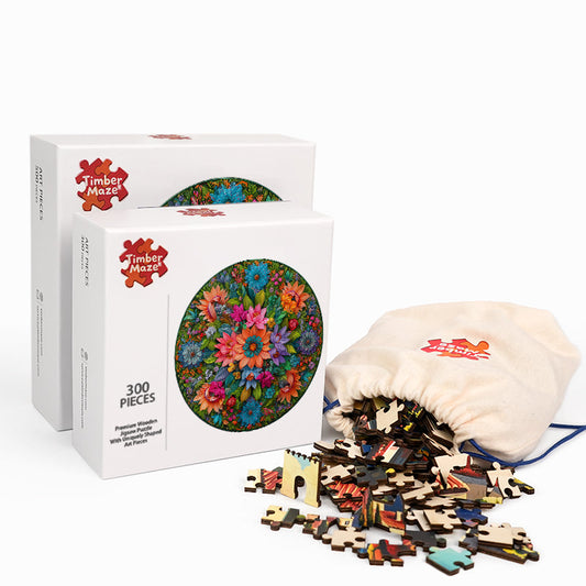 Bloom Circle - Holzpuzzle