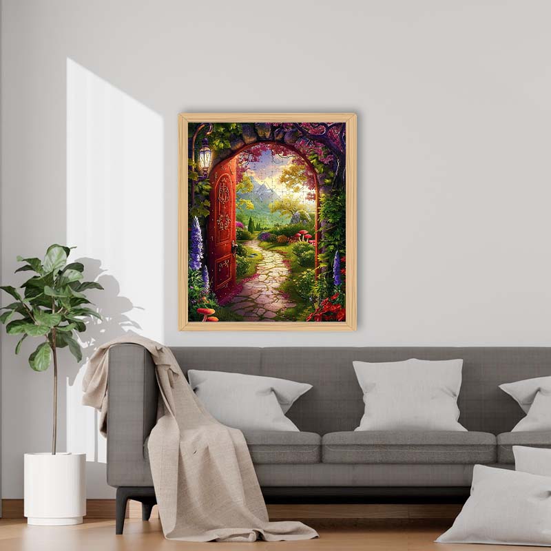 Gartentor - Holzpuzzle