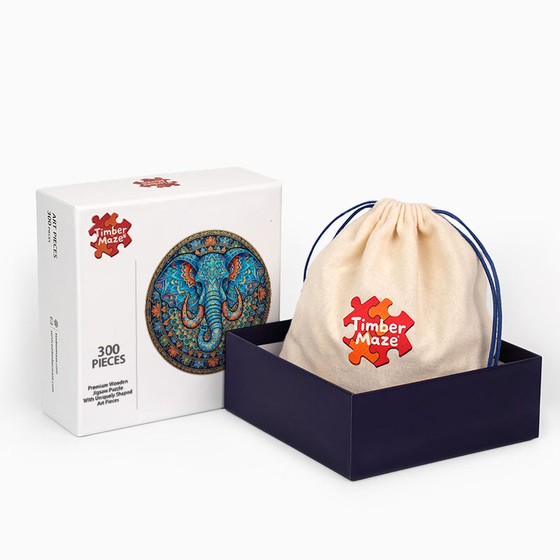 Heiliger Elefant – Holzpuzzle