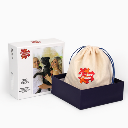 Personalisierte Foto-Liebesthema-Holzpuzzles