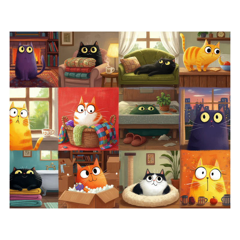 Katzenmomente – Holzpuzzle