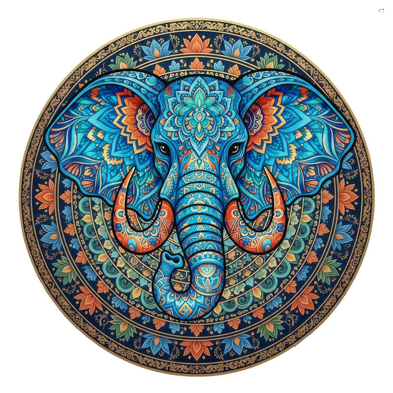 Heiliger Elefant – Holzpuzzle