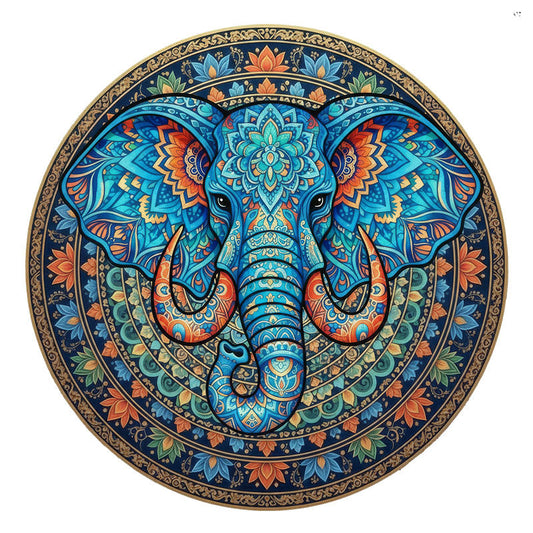 Heiliger Elefant – Holzpuzzle