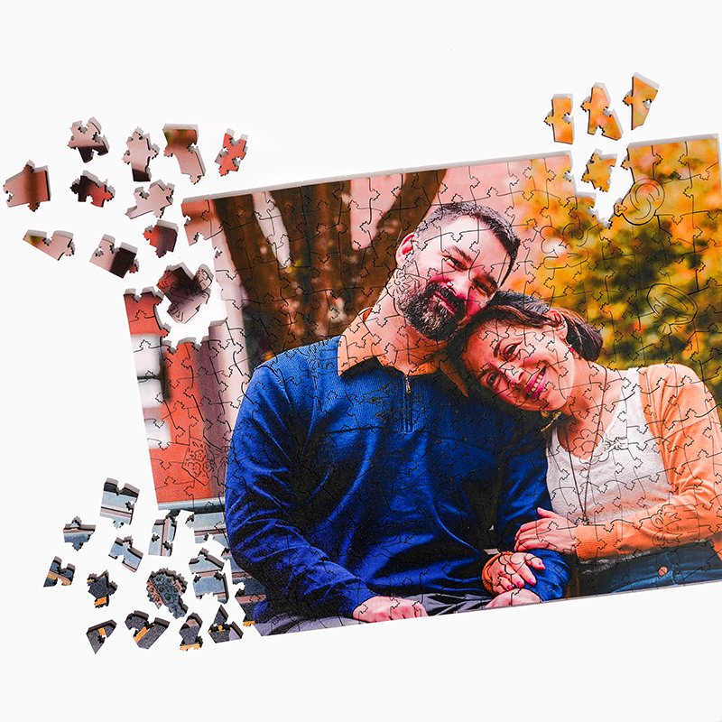 Wahre Liebe Personalisierte Foto Holzpuzzle