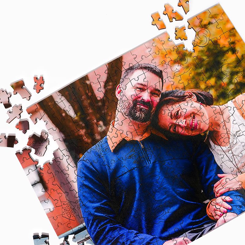 Wahre Liebe Personalisierte Foto Holzpuzzle