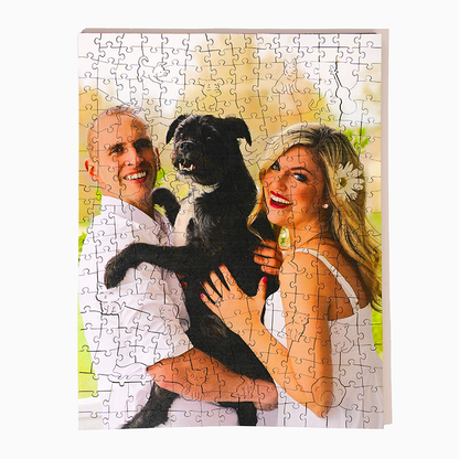 Personalisierte Foto-Liebesthema-Holzpuzzles