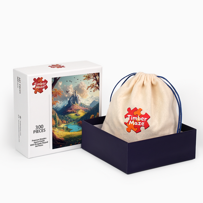 Das Schloss der Berge - Holzpuzzle