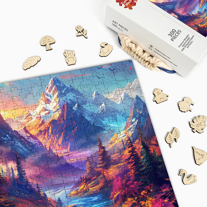 Palette der Natur - Holzpuzzle