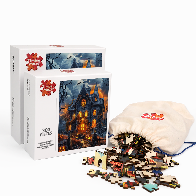 Gruselschloss - Holzpuzzle