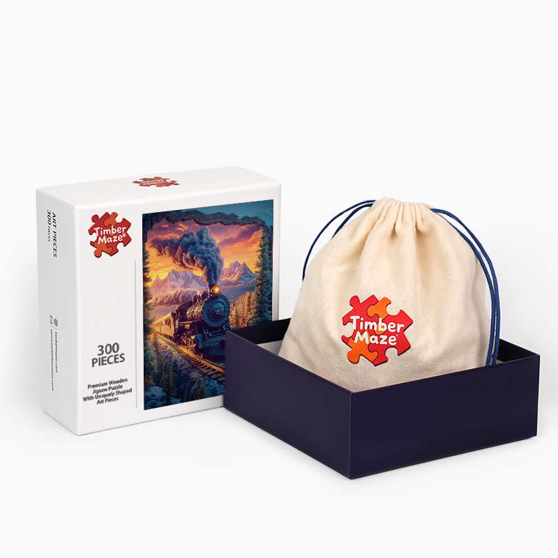 Durch Zeit und Raum - Holzpuzzle