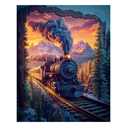 Durch Zeit und Raum - Holzpuzzle