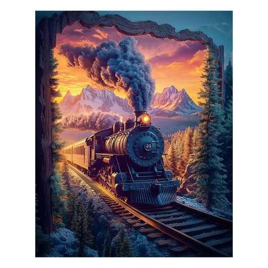 Durch Zeit und Raum - Holzpuzzle