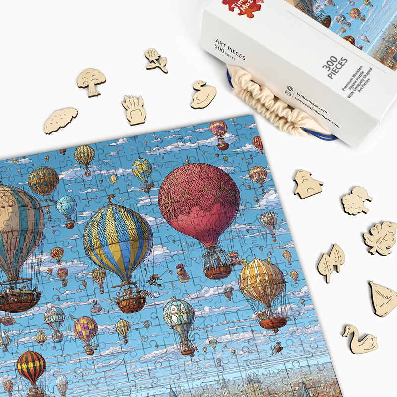 Stadtballonfestival - Holzpuzzle