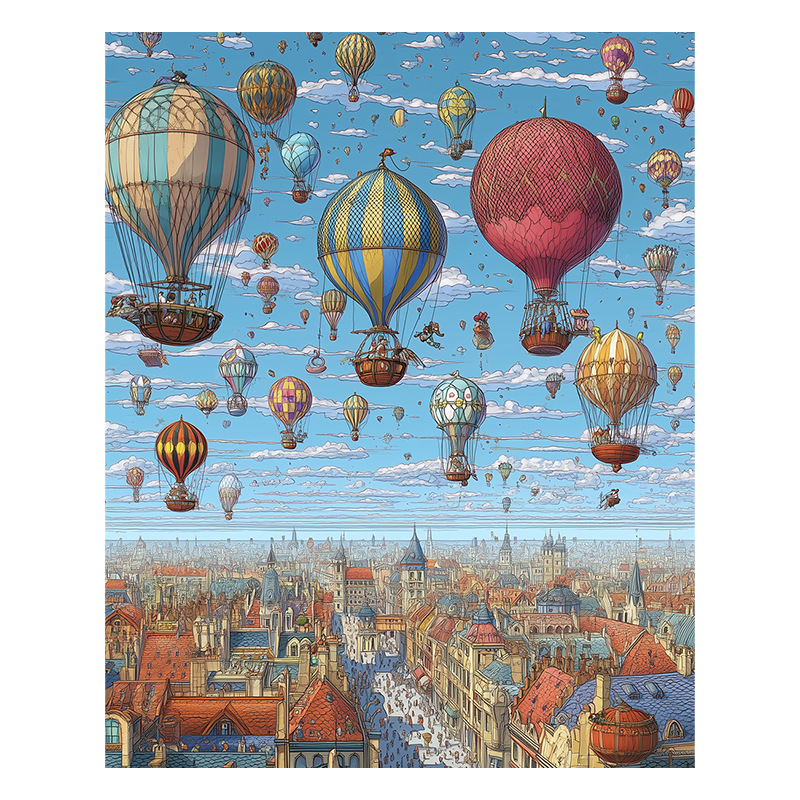 Stadtballonfestival - Holzpuzzle