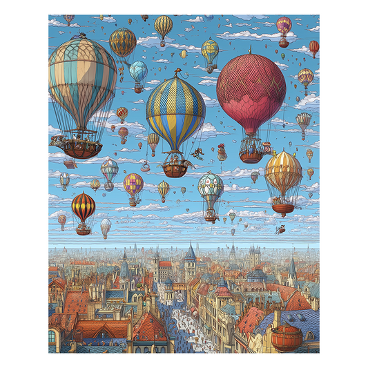 Stadtballonfestival - Holzpuzzle