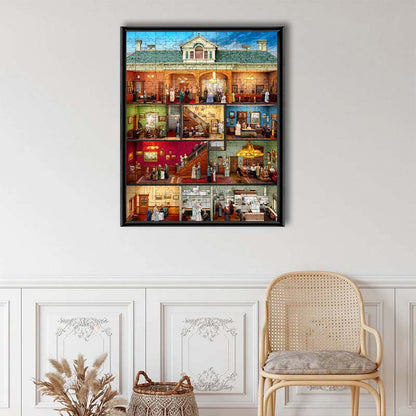 Puppenhausträume - Holzpuzzle