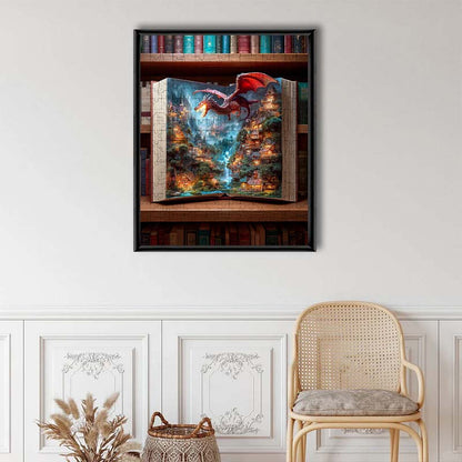 Drachenhöhle - Holzpuzzle