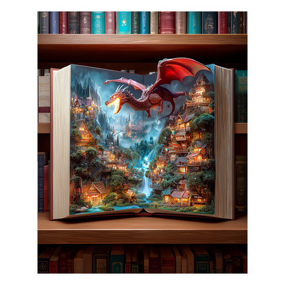 Drachenhöhle - Holzpuzzle