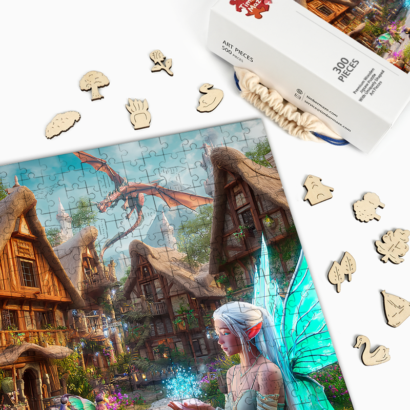 Elfen-Enklave - Holzpuzzle