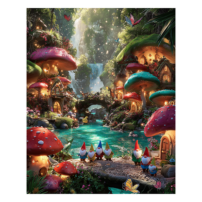 Feenwald - Holzpuzzle