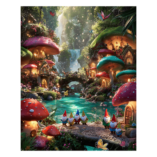Feenwald - Holzpuzzle