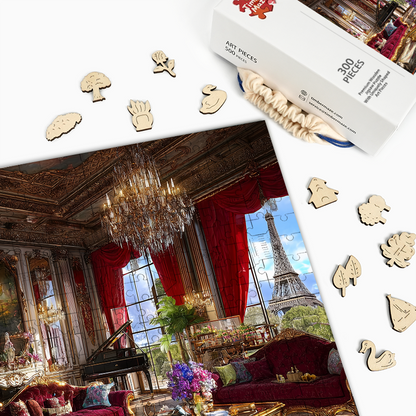 Luxuriöser Pariser Traum - Holzpuzzle