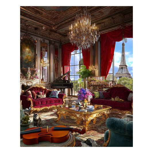 Luxuriöser Pariser Traum - Holzpuzzle