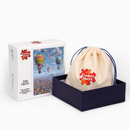 Himmelsballon-Festival - Holzpuzzle