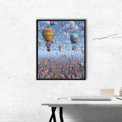 Himmelsballon-Festival - Holzpuzzle