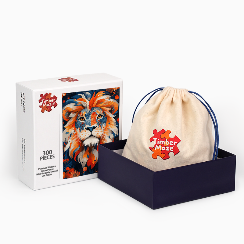 Brave Heart Löwe - Holzpuzzle