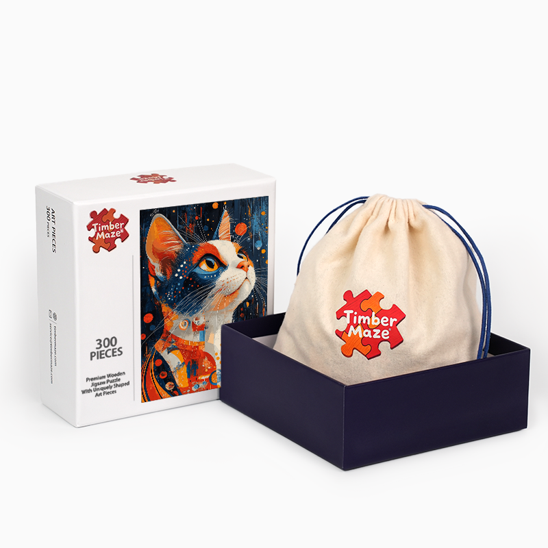 Kalikokatze - Holzpuzzle