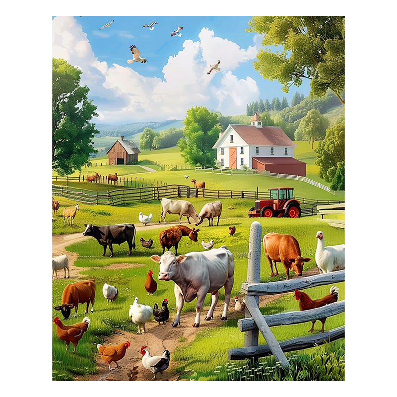 Farm Freedom - Holzpuzzle