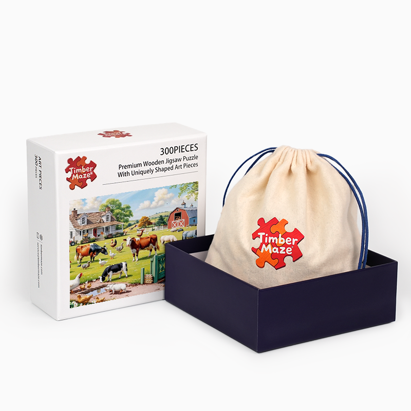 Bauernhofleben - Holzpuzzle