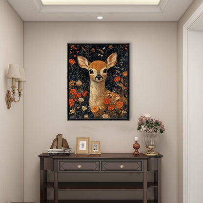 Unschuldiges Rehkitz - Holzpuzzle