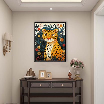 Dschungelleopard - Holzpuzzle