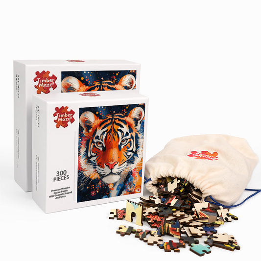 König des Waldes - Holzpuzzle