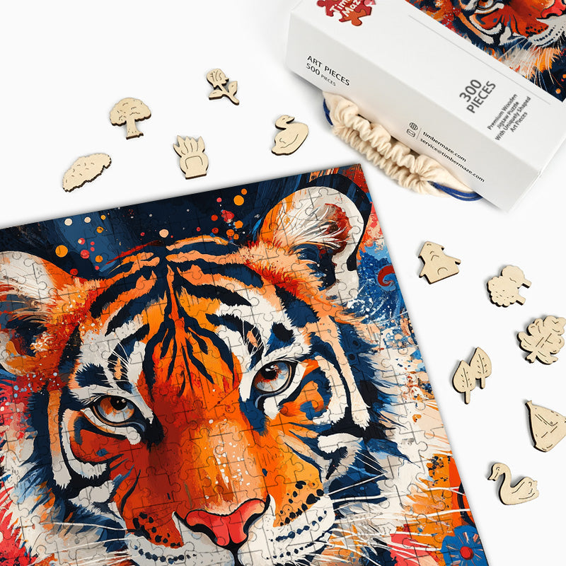 König des Waldes - Holzpuzzle