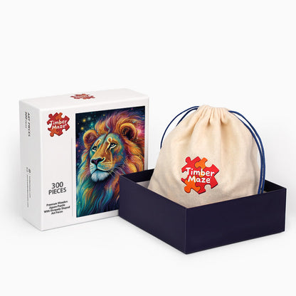 Löwenmähne - Holzpuzzle