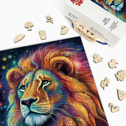 Löwenmähne - Holzpuzzle