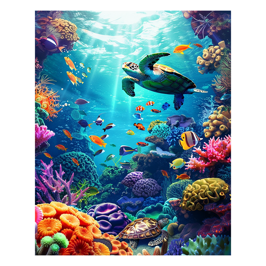 Unterwasserparadies - Holzpuzzle