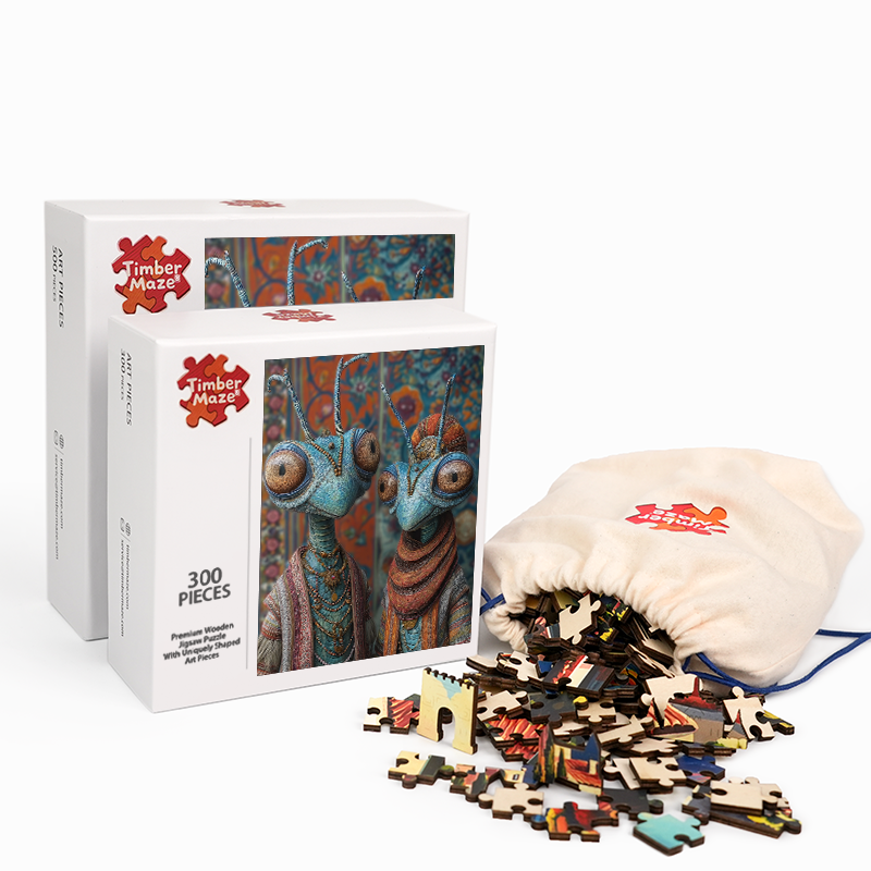 Alien Nobles - Holzpuzzle