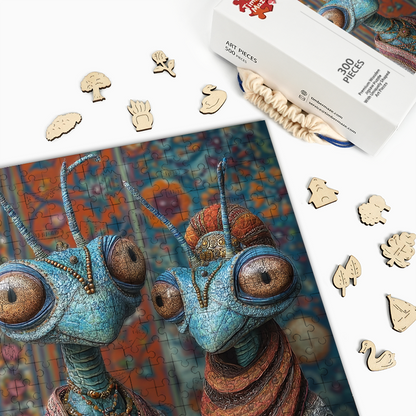 Alien Nobles - Holzpuzzle