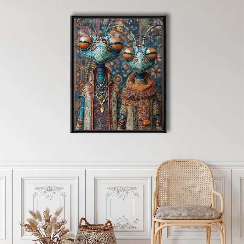 Alien Warriors - Holzpuzzle